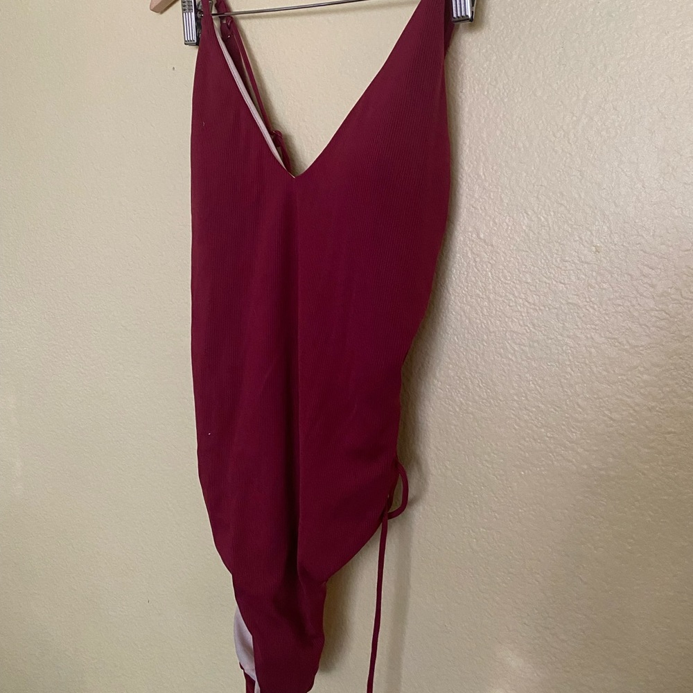 LA hearts (pacsun ) maroon one piece